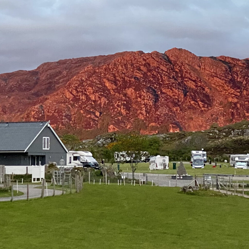 Sunnyside Croft Touring Site - Scotland West Coast - Caravan